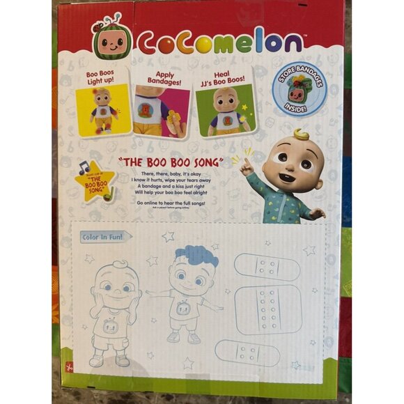 CoComelon Official Boo Boo JJ Plush Doll Interactive Toy Doctor Pretend Play New - Picture 6 of 14